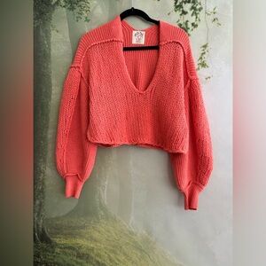 Free People cropped sweater